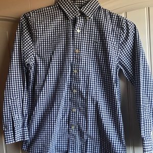 Boys Grovedale Gingham Whale Shirt